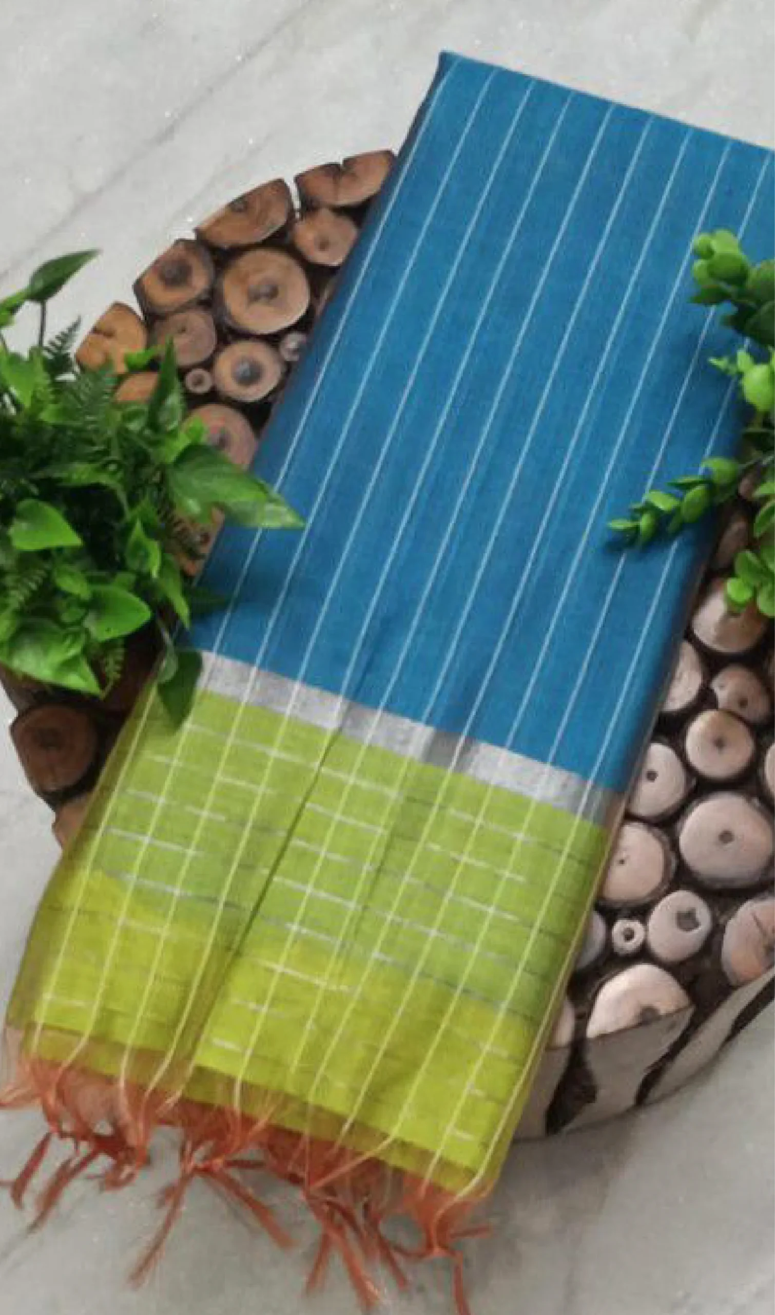 Soft Silk Checked Saree