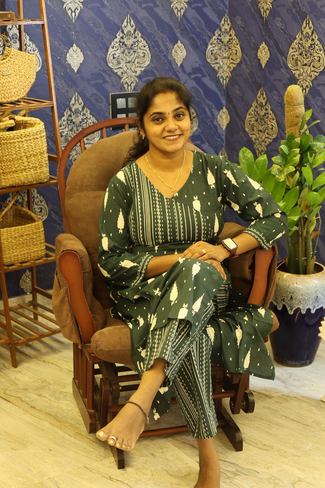 Kurti Set Green