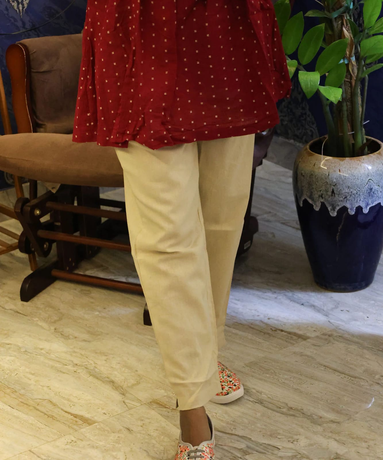 Poplin Pant Sandle - Image 2