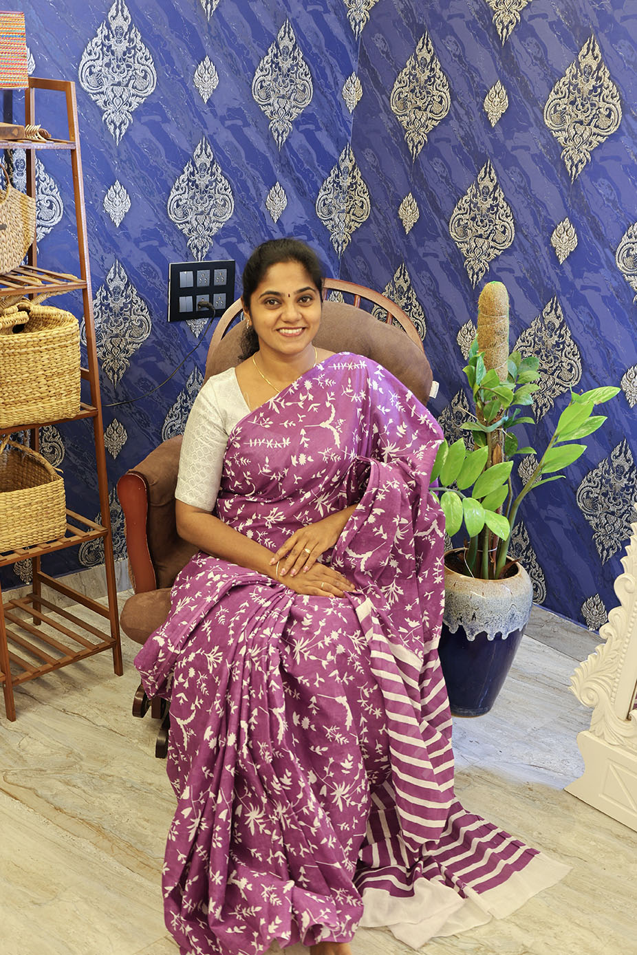 purple-saree