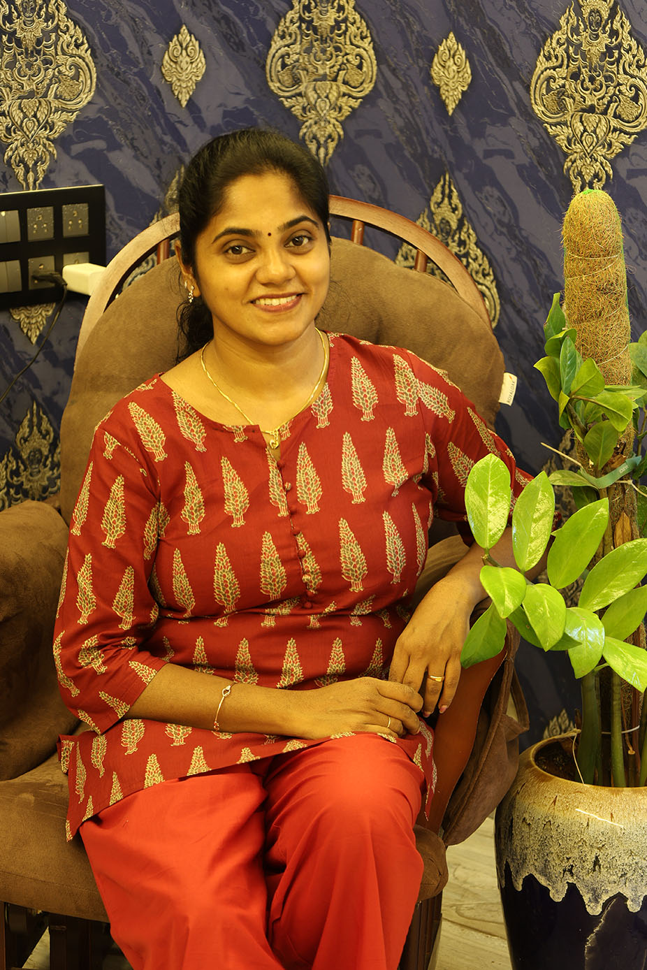 Pyjama Set Maroon