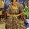 Cotton breathable Frocks Brown-new